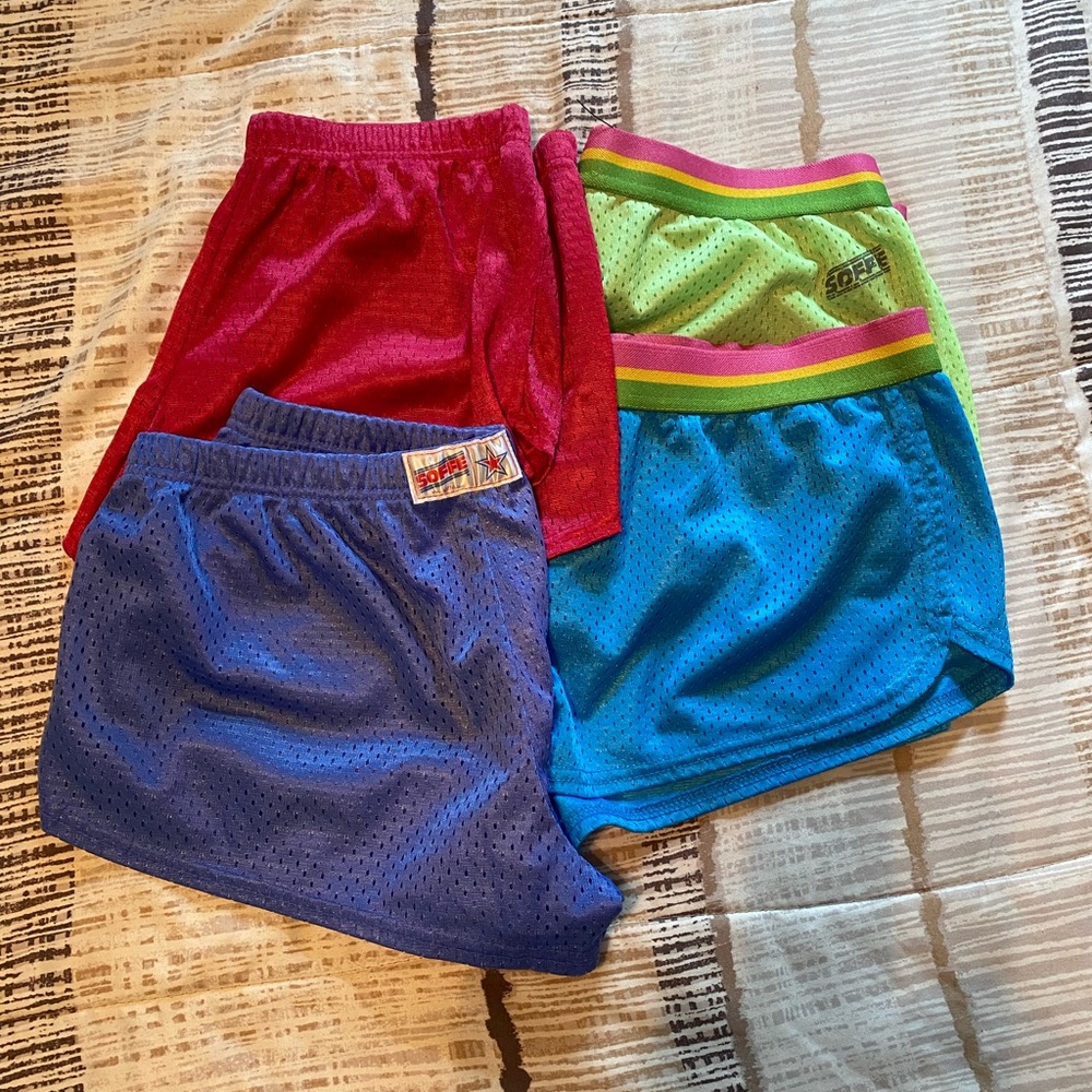 4 pairs womens Soffe shorts
